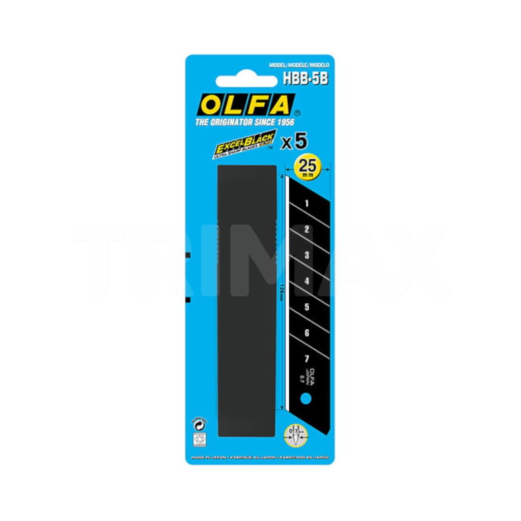 OLFA® HBB-5/B lame de 25 mm