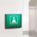 Placuta semnalizatoare interschimbabila pentru usa sau perete