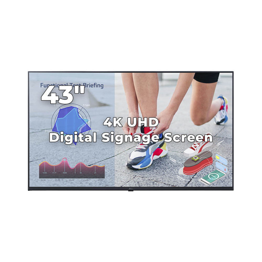 Display Profesional LG 43" 43UL3J-M, 4K UHD 3840 x 2160, 300 cd/m², Boxe Incorporate