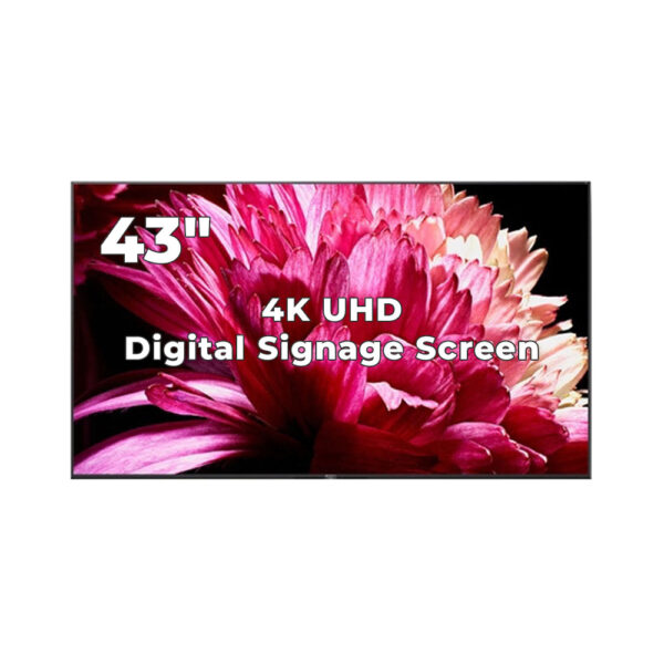 Display Profesional Sony Bravia 43" FW-43EZ20L, 350cd, 16/7, Landscape/Portrait, Apple AirPlay/Chromecast Încorporat