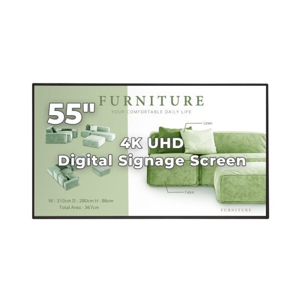 Display profesional LG 55UM5N-H, 55", 500 nit