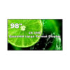 Display LCD 98" NEC MultiSync® E988, UHD, IPS with Direct LED backlights, 400 cd/m², 24/7, media player