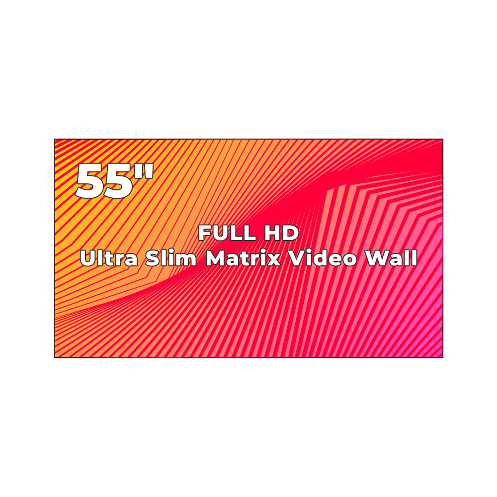Video Wall SWEDX 55" Super Ultra Slim Matrix SUMX-55K8-01, bezel width 1,8mm