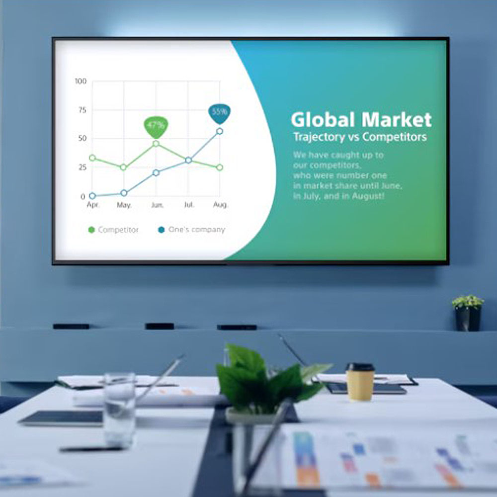 Display Profesional Sony Bravia 43" FW-43EZ20L, 350cd, 16/7, Landscape/Portrait, Apple AirPlay/Chromecast Încorporat