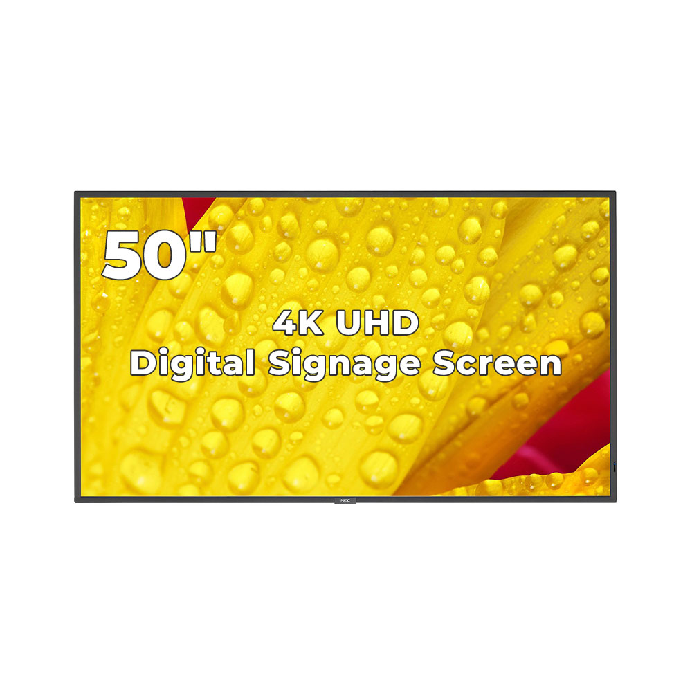Display NEC 50" MultiSync ME501, UHD 3840 x 2160, 400 cd/m², 18/7