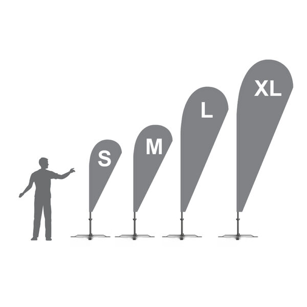 Steag Personalizat Publicitar tip Lacrima