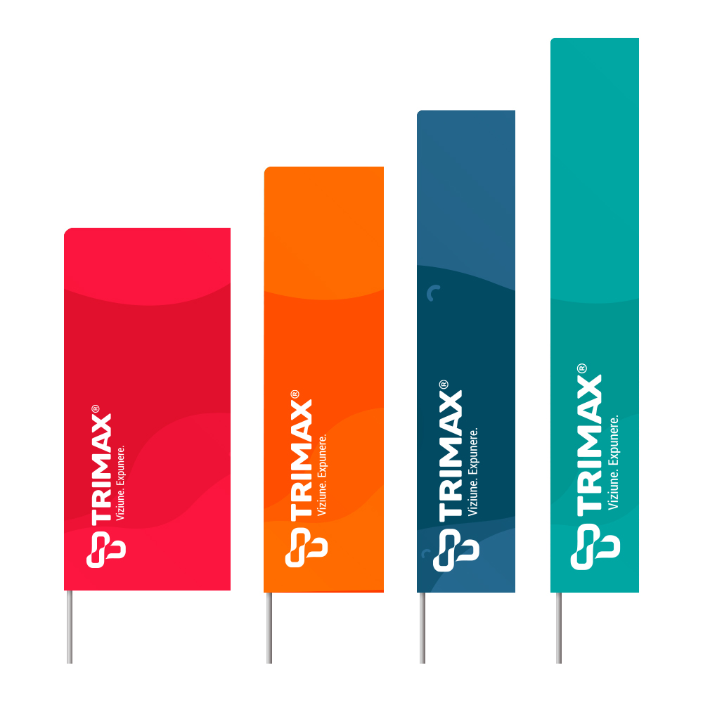 Steag Personalizat Publicitar Dreptunghiular