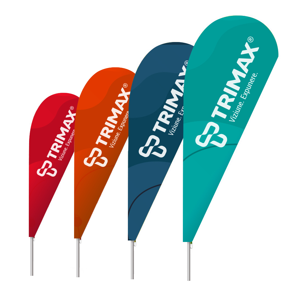 Steag Personalizat Publicitar tip Lacrima