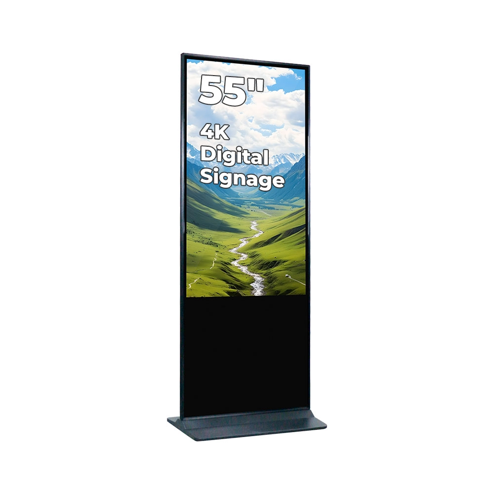 Totem de interior EVOBOARD 55'' 4K, fără touch, inaltime 190cm, dimensiune 1903x734x70mm, Android 11