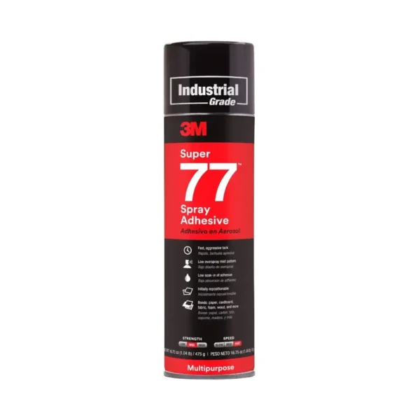 Adeziv cu putere mare de adeziune, pulverizabil, de uz general - 3M™ 77-trimax