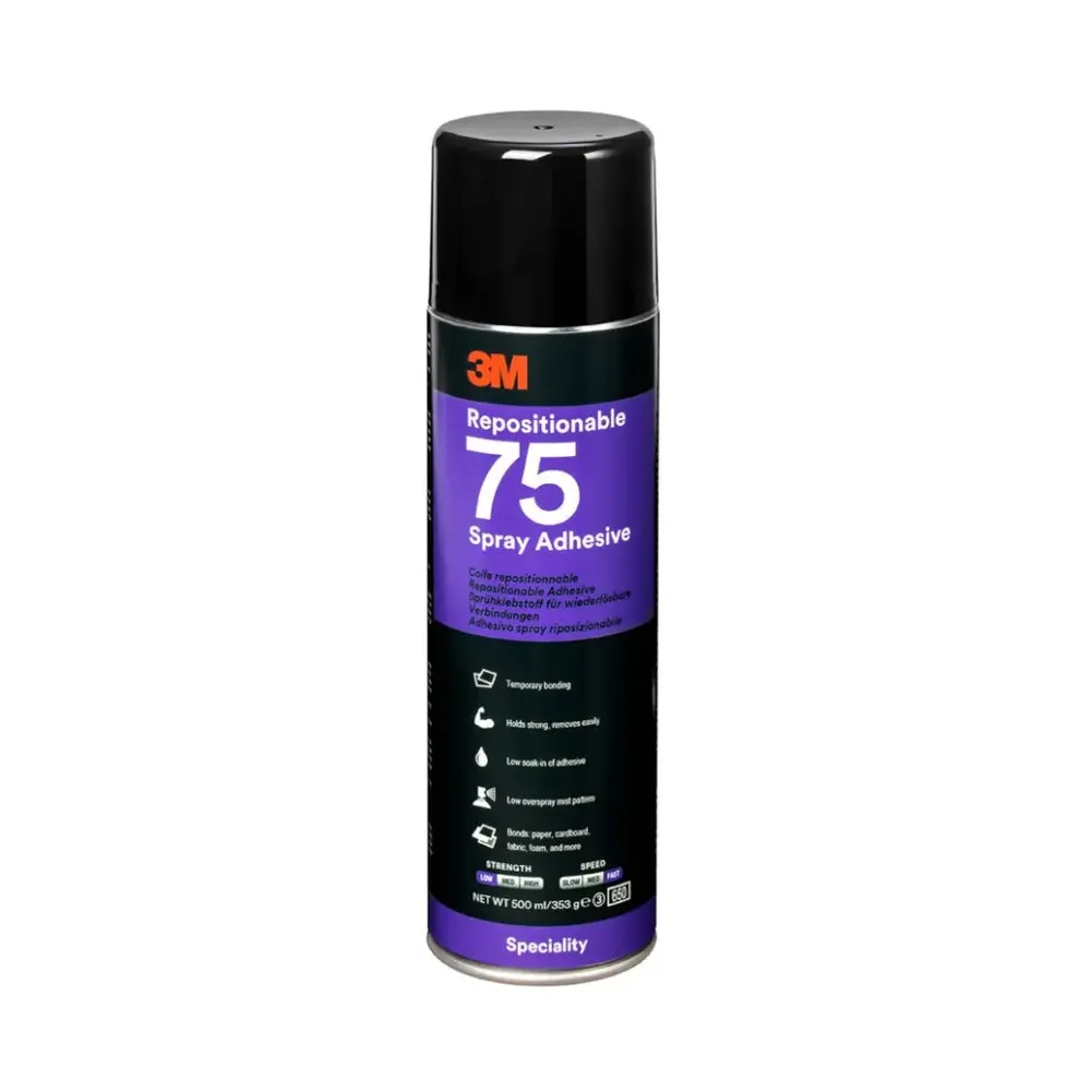 Adeziv spray repozitionabil - 3M™ 75-trimax