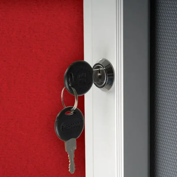 Avizier de velur cu sistem de inchidere-trimax