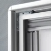 Avizier premium tip whiteboard cu sistem de inchidere-trimax