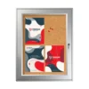 Avizier premium tip whiteboard cu sistem de inchidere-trimax