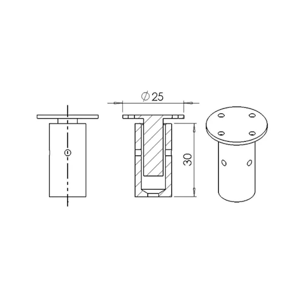 Distantiere pentru Litere Volumetrice cu Sistem de Prindere Antifurt-trimax
