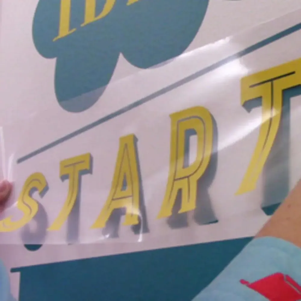 Folie de transfer LA METRU cu material suport - ORATAPE® MT80P-trimax