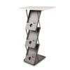 Info desk pliabil cu 3 buzunare A4 pentru expunere reviste, brosuri, cataloage 2 in 1-trimax