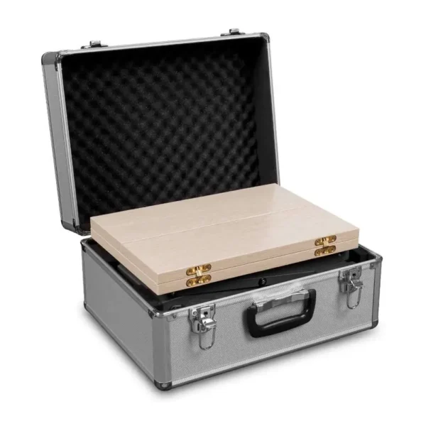 Info desk pliabil cu 3 buzunare A4 pentru expunere reviste, brosuri, cataloage 2 in 1-trimax