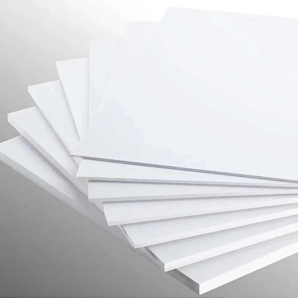 Komatex - PVC Alb cu Structură Fină-trimax