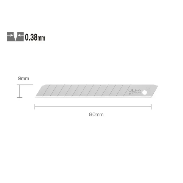 Lame de schimb 9 mm - Olfa AB-50-trimax