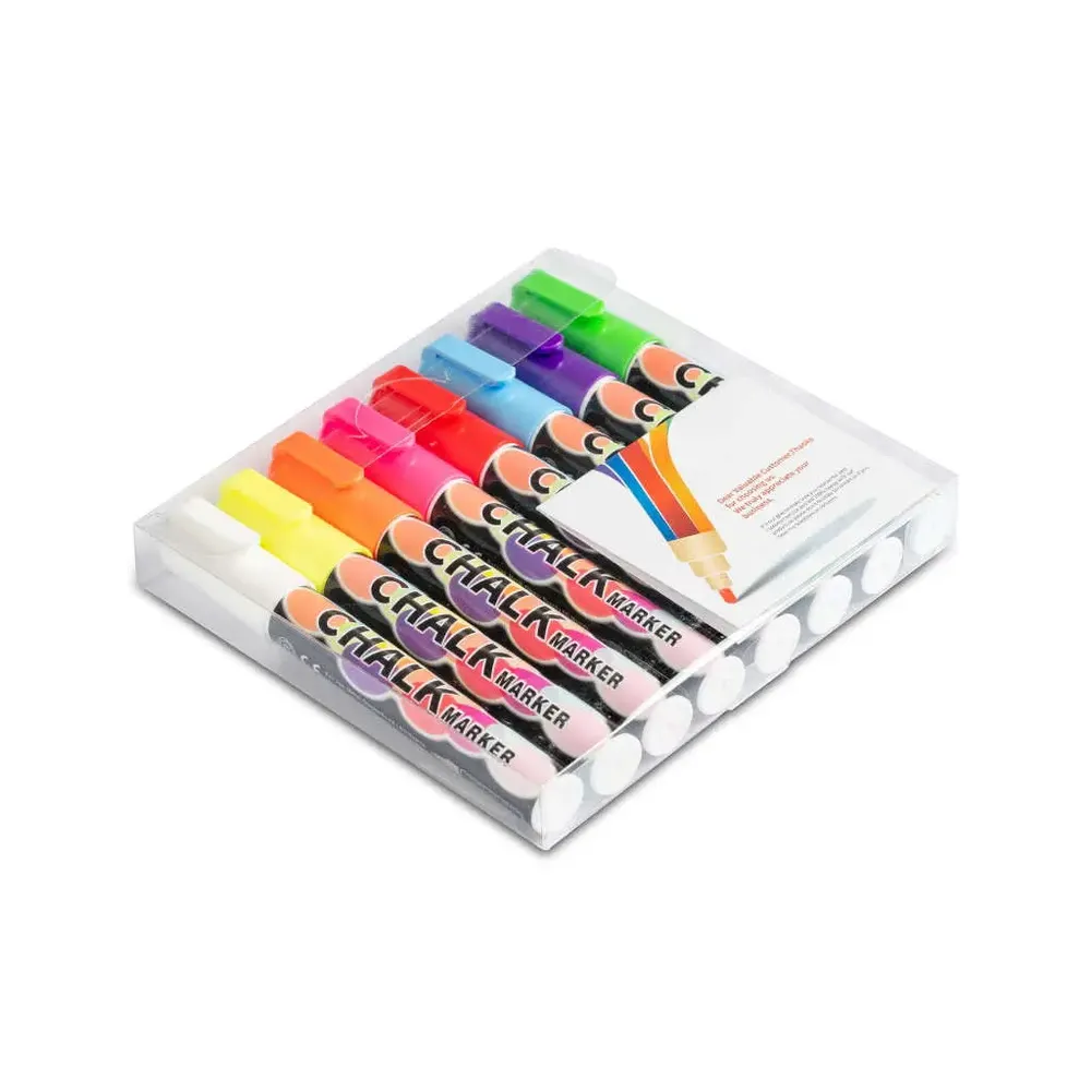 MARKER CRETA LICHIDA - 8 CULORI/SET-trimax