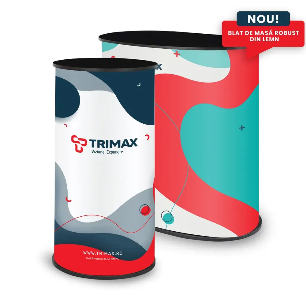 Masă/Desk personalizabilă pentru Evenimente sau Expoziții-trimax