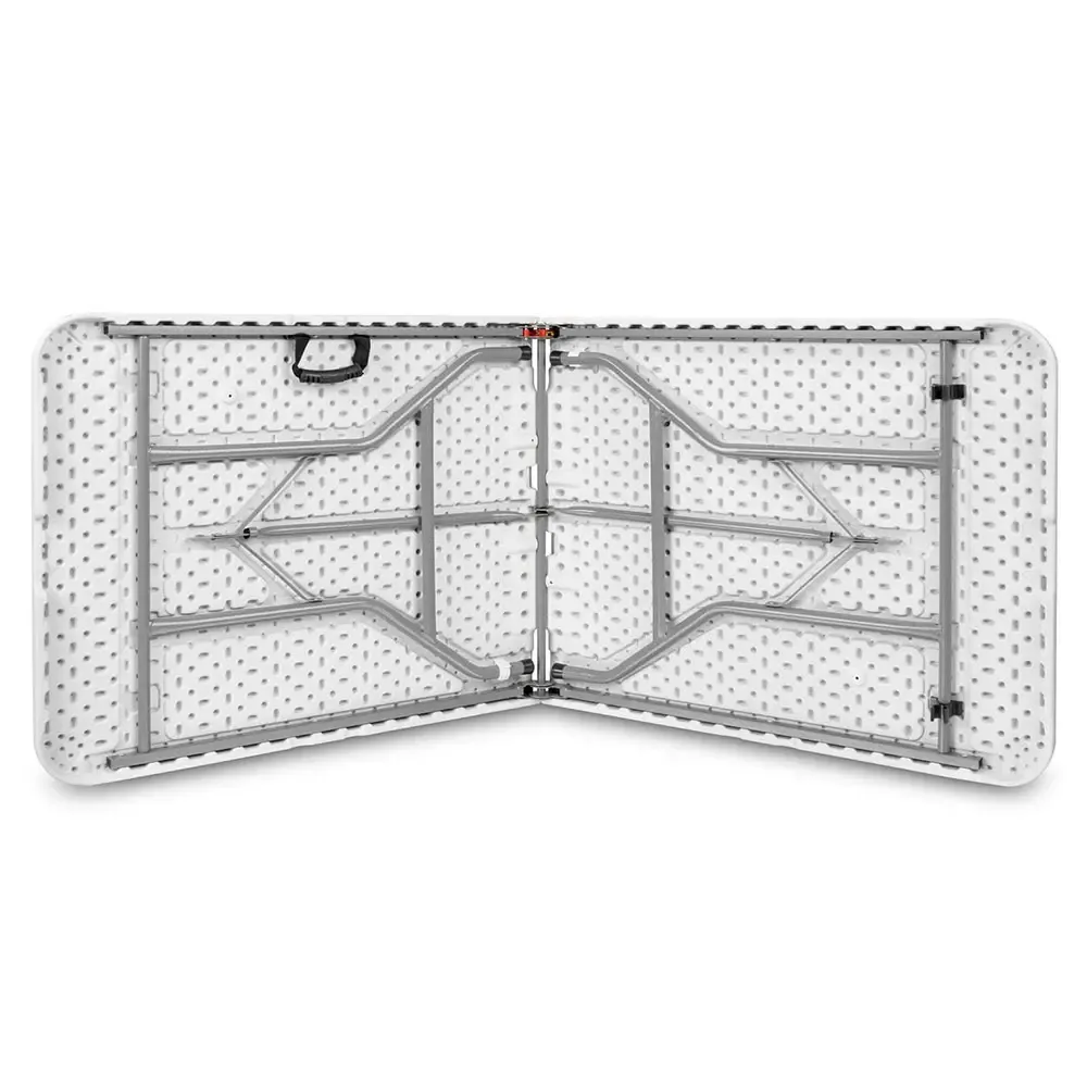 Masă Pliabilă Dreptunghiulară Albă pentru Evenimente-trimax