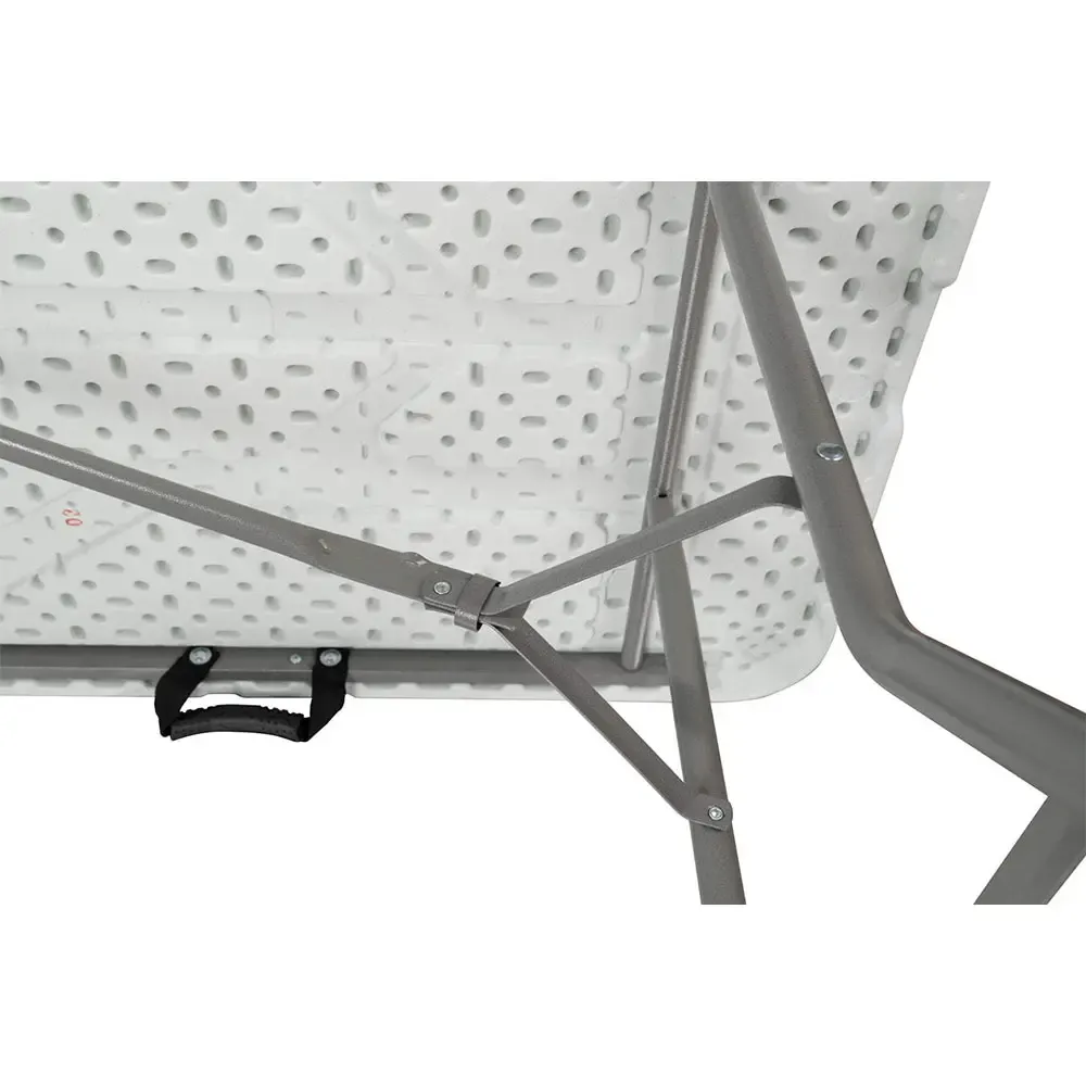 Masă Pliabilă Dreptunghiulară Albă pentru Evenimente-trimax