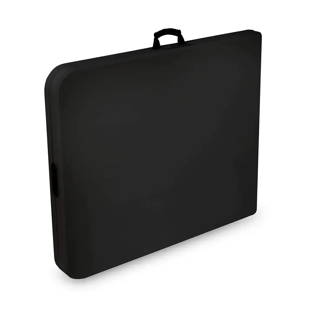 Masă Pliabilă Dreptunghiulară Neagră pentru Evenimente-trimax