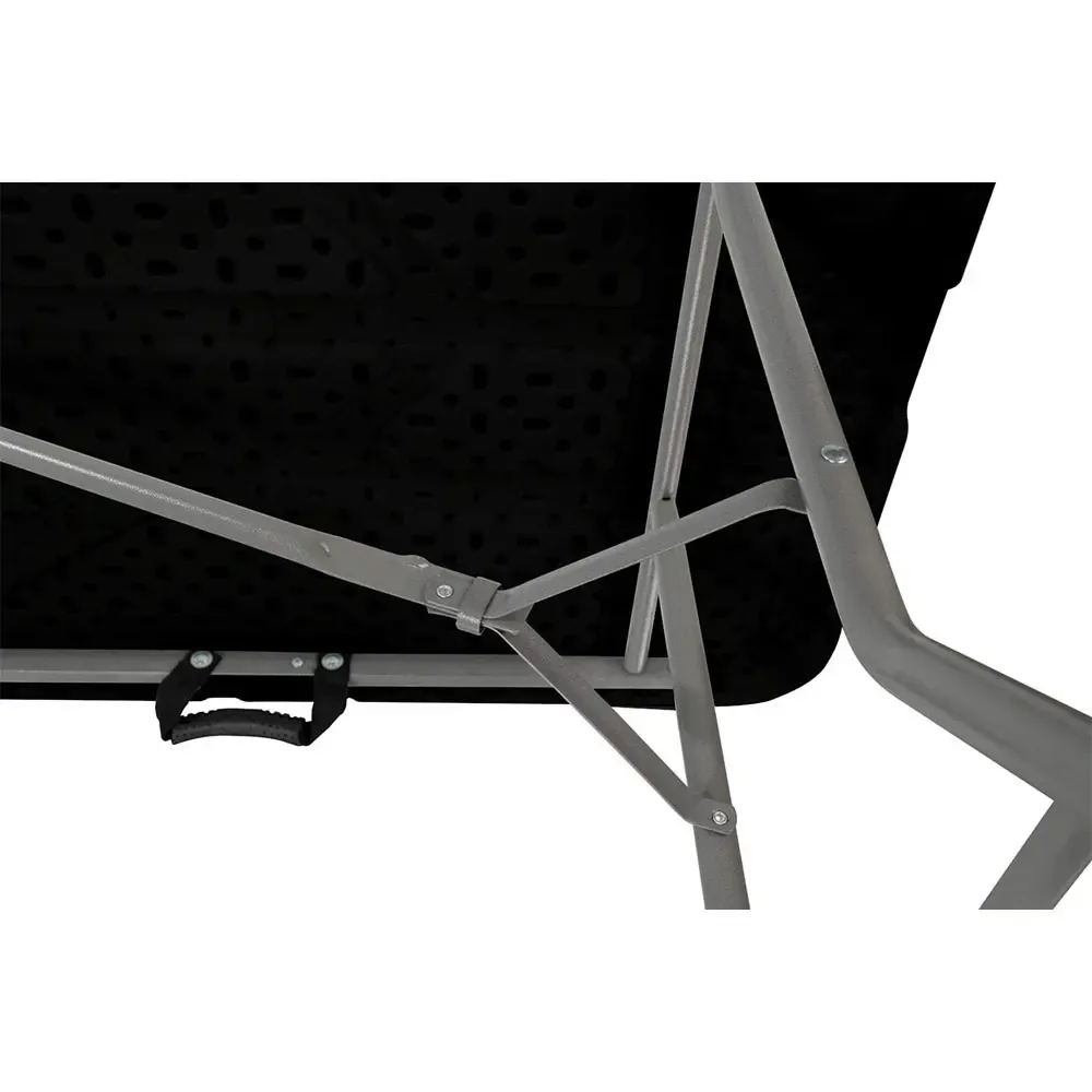 Masă Pliabilă Dreptunghiulară Neagră pentru Evenimente-trimax