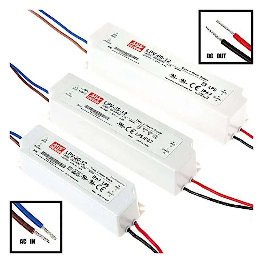 Mean Well - Surse Alimentare pentru Exterior-trimax