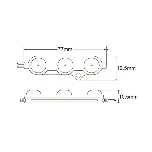 Modul LED 1.5W, BL-230V, IP65-trimax