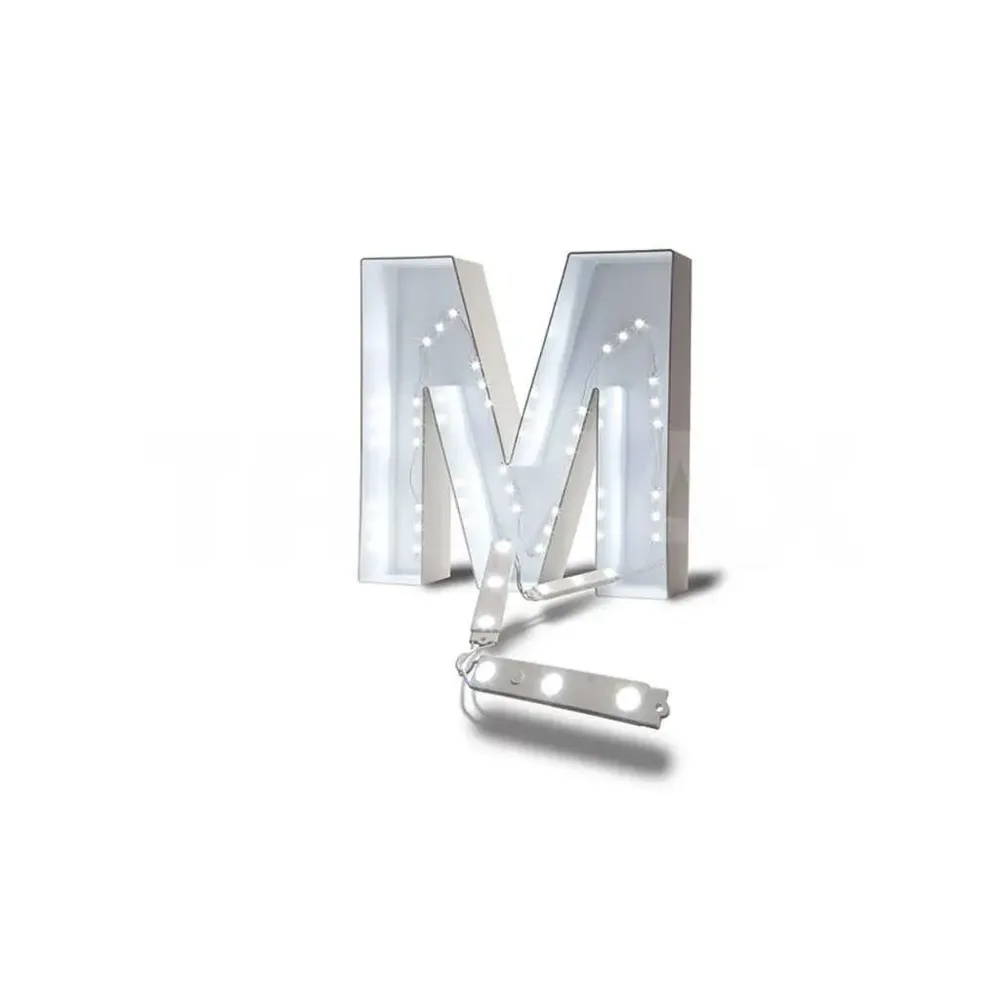 Modul LED cu lentilă - 3 LED-uri, alb rece, 0.72W-trimax