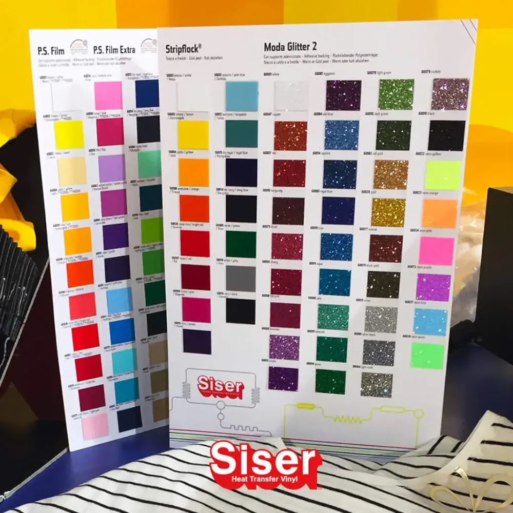 Mostrar culori - Folii pentru personalizari materiale textile-trimax