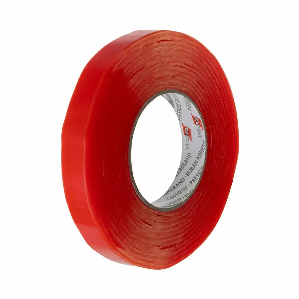 ORABOND® 1397PP Bandă dublu-adezivă transparentă din poliester cu grosimea de 210 microni x 50 m-trimax