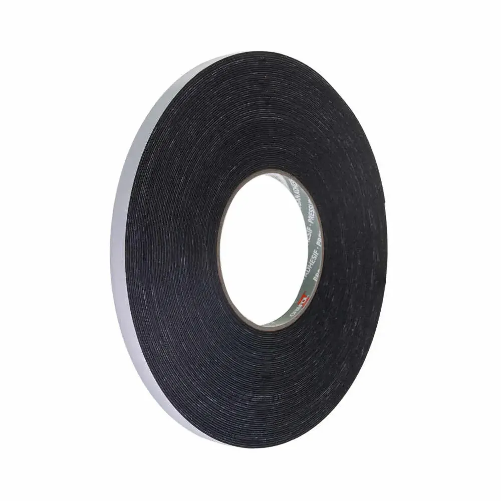 ORABOND® - 1825 Bandă dublu-adezivă buretată neagră cu grosimea de 600 microni x 50 m-trimax