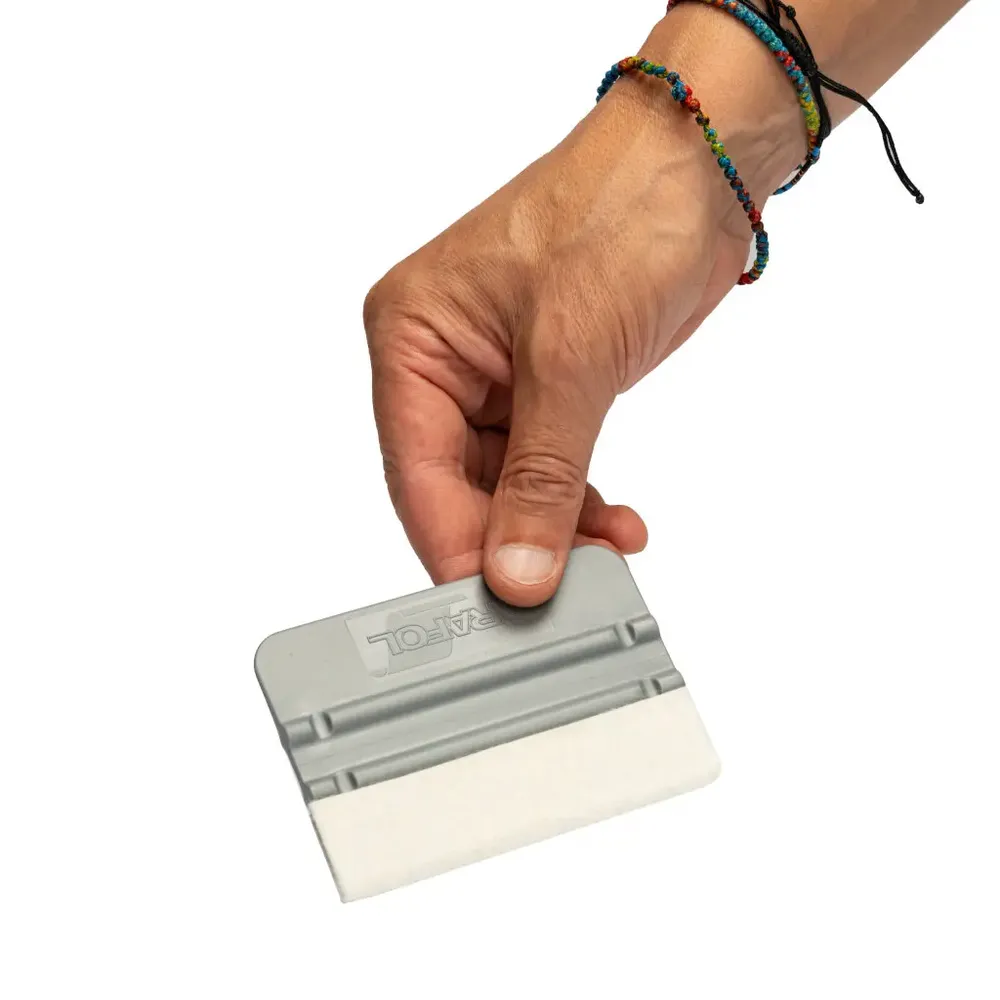 ORAFOL® - Racleta Combinata din Plastic moale cu Pasla-trimax