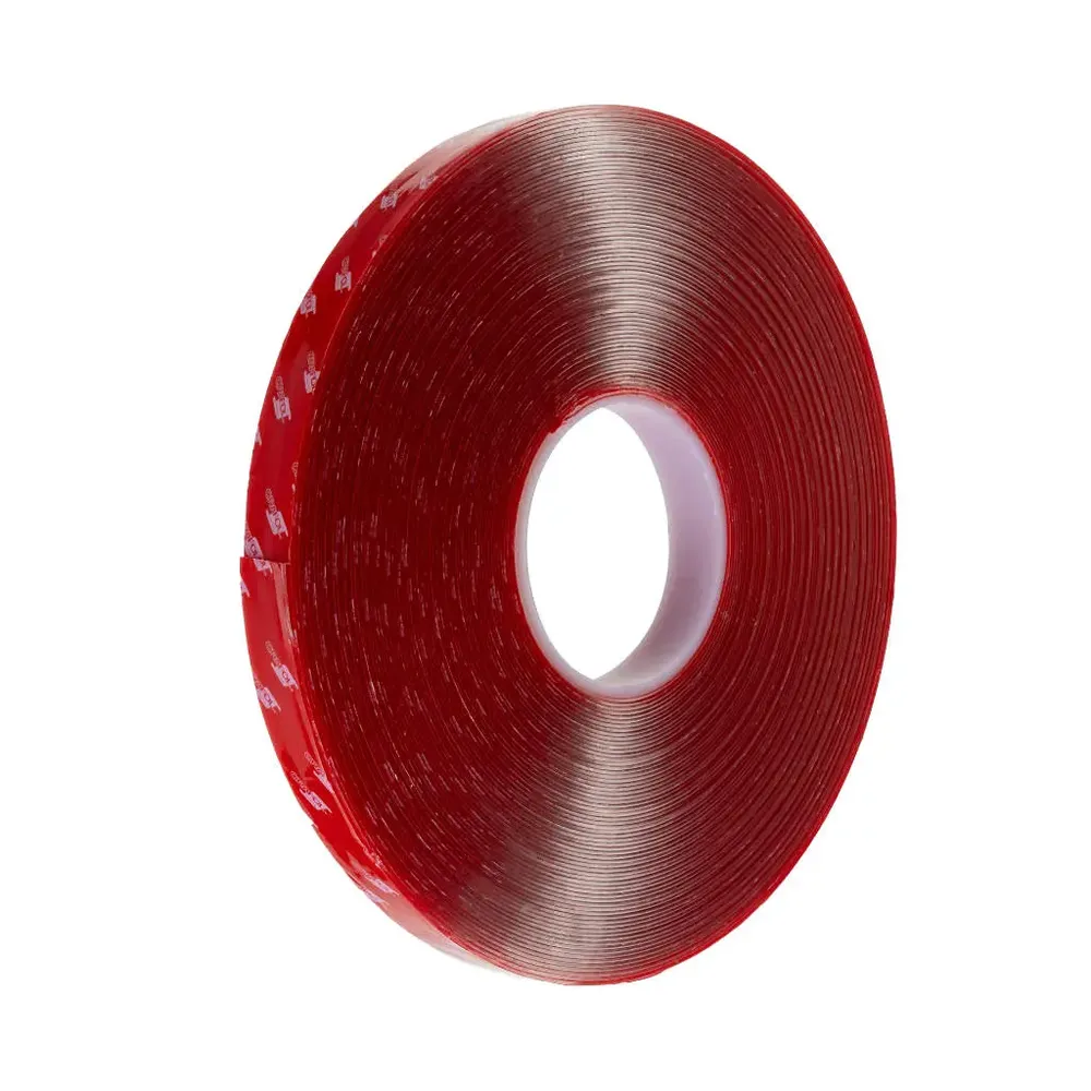 ORAFOL® – UHB03100T Bandă dublu adezivă transparentă pe suport din spumă acrilică cu grosimea de 1 mm x 33 m-trimax