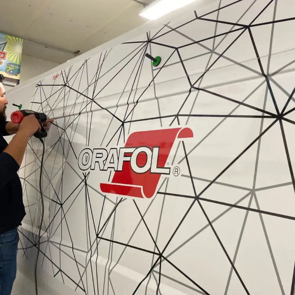 ORAJET® 3651 - Folie Imprimabila cu Adeziv Gri/Transparent-trimax