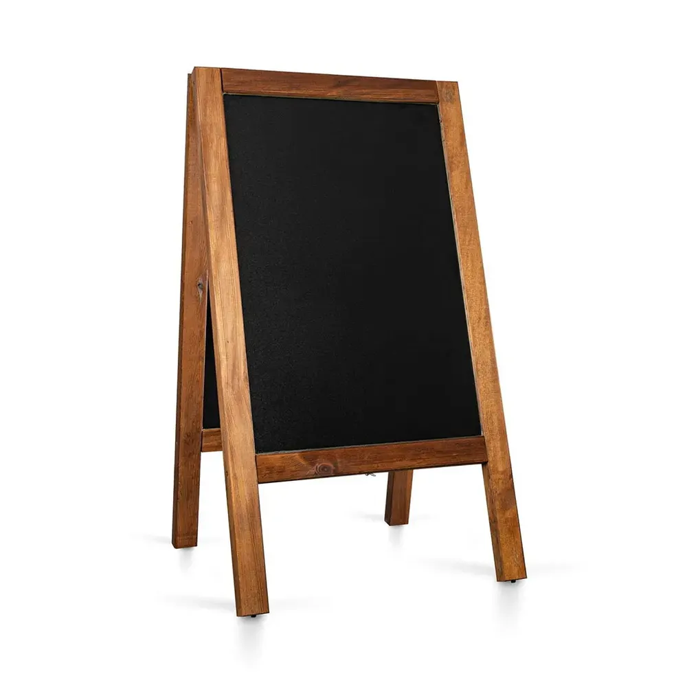 Panou stradal din lemn weatherproof tip tabla scolara-trimax