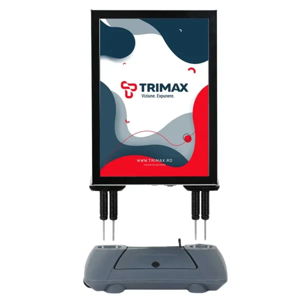 Panou stradal iluminat LED cu baterie-trimax