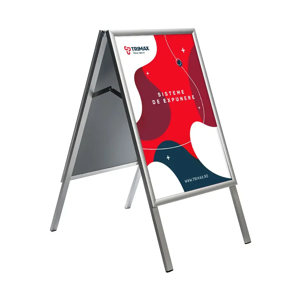 Panou stradal tip A pentru expunere la exterior-trimax