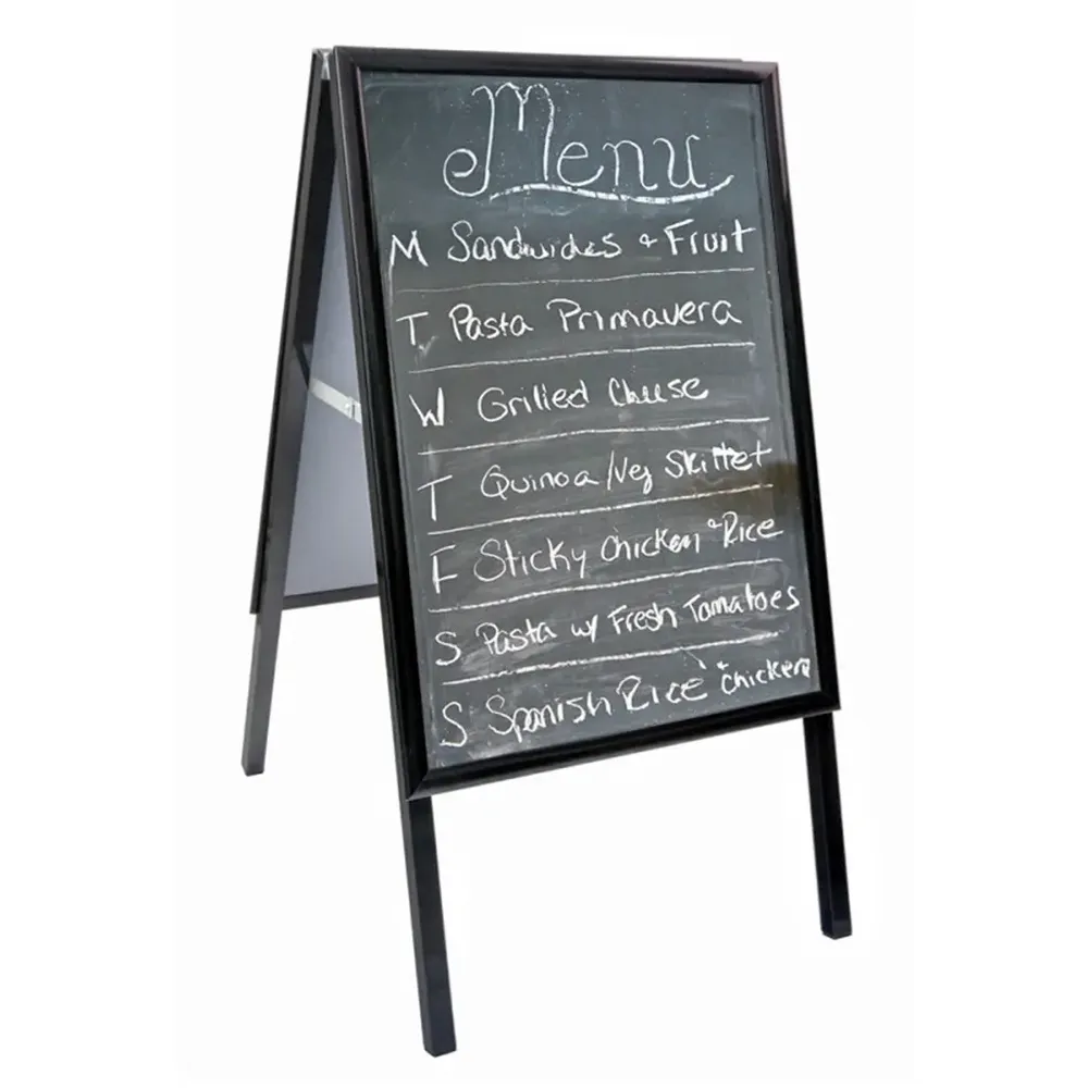 People stopper negru cu tabla scolara-trimax