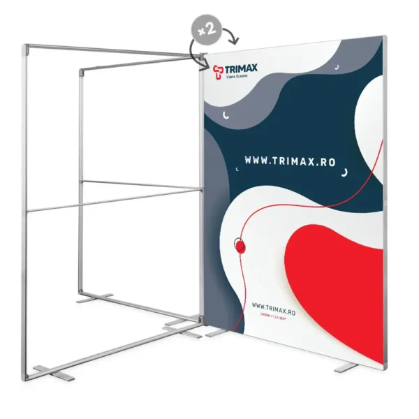 Perete Modular personalizabil pentru Târguri, Evenimente sau Expoziții - MEGA SEG™-trimax