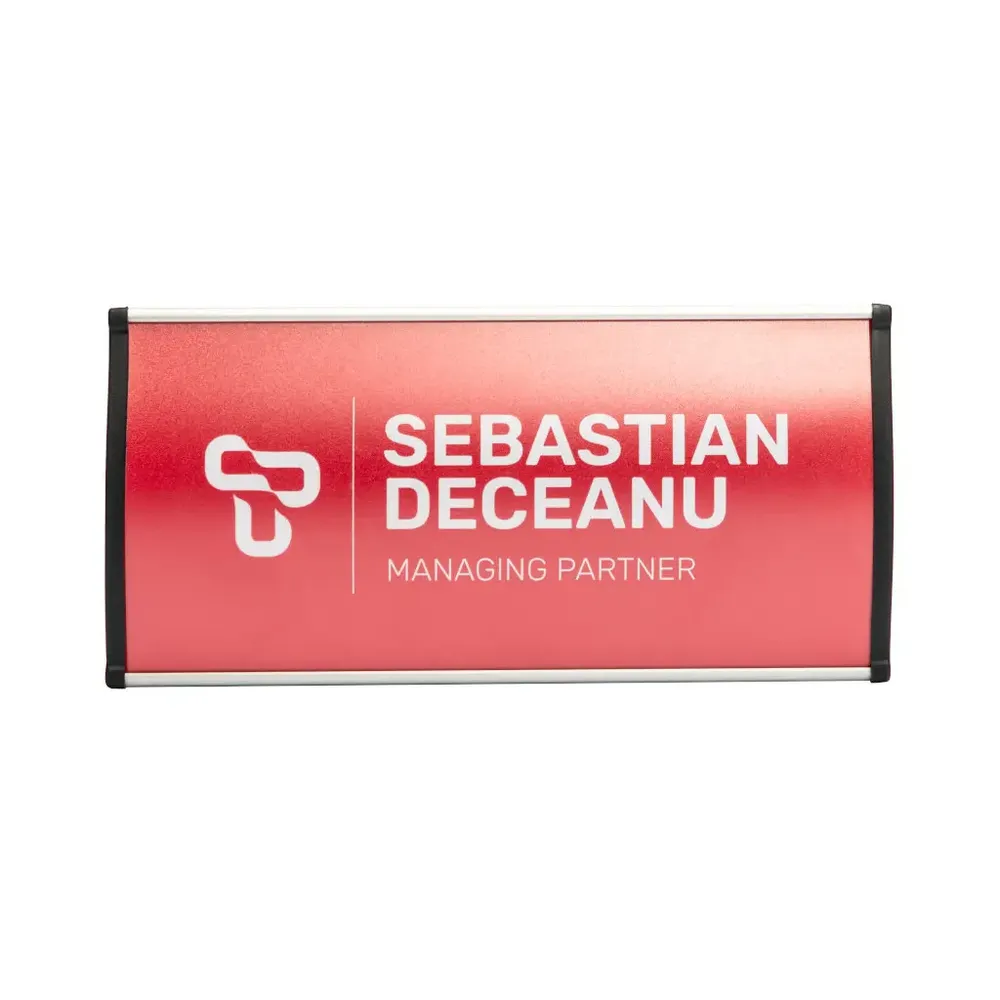 Placute directoriale convexe cu prindere pe usa sau perete h=105mm-trimax