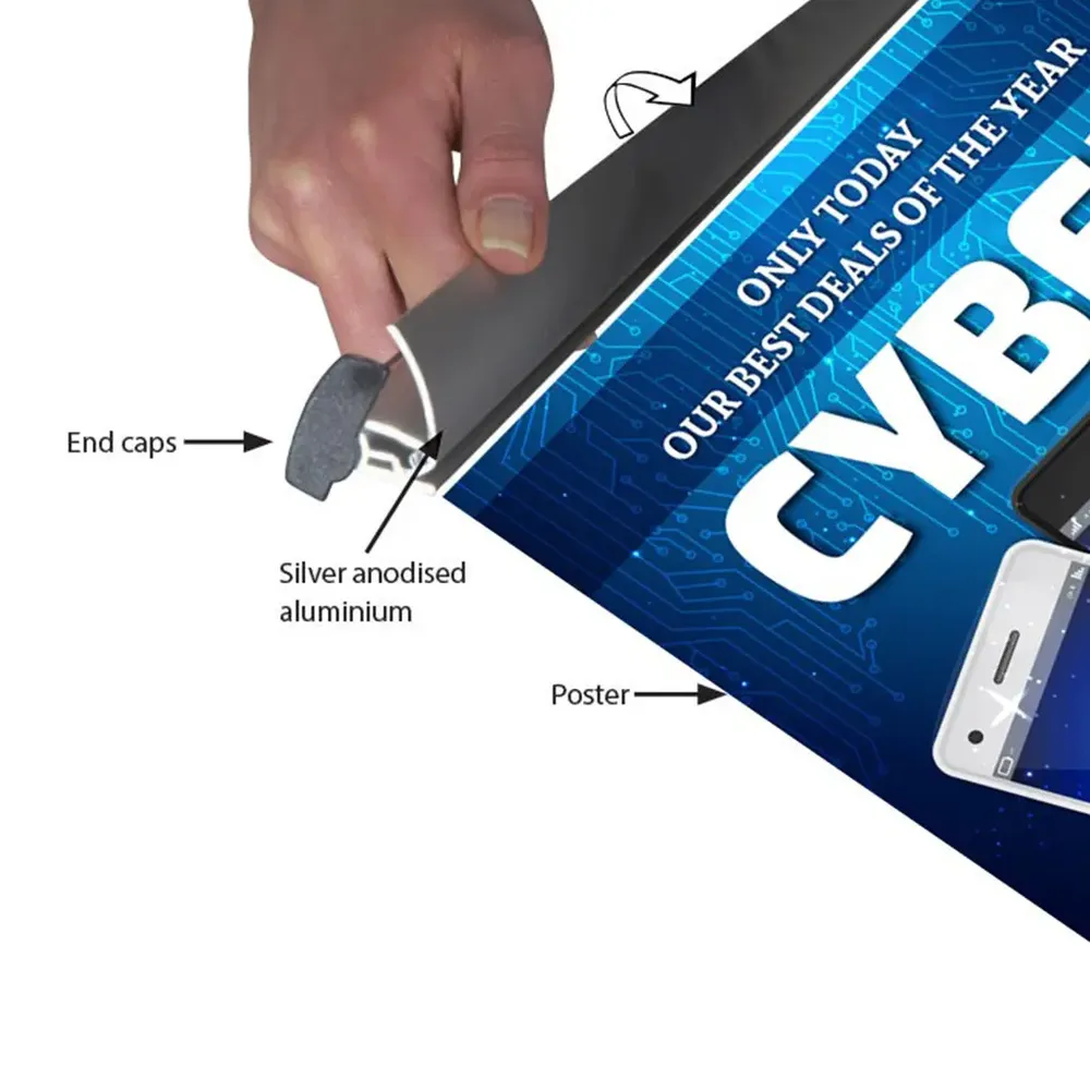 Poster Hanger Click - Sistem de afisare pentru postere-trimax