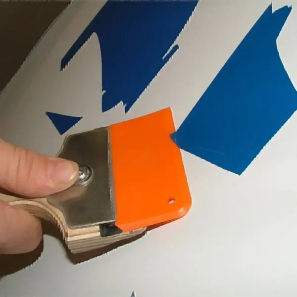 Racletă pentru Îndepărtarea Foliei Adezive Fără a Zgâria Suprafața - YelloBlade Orange-trimax