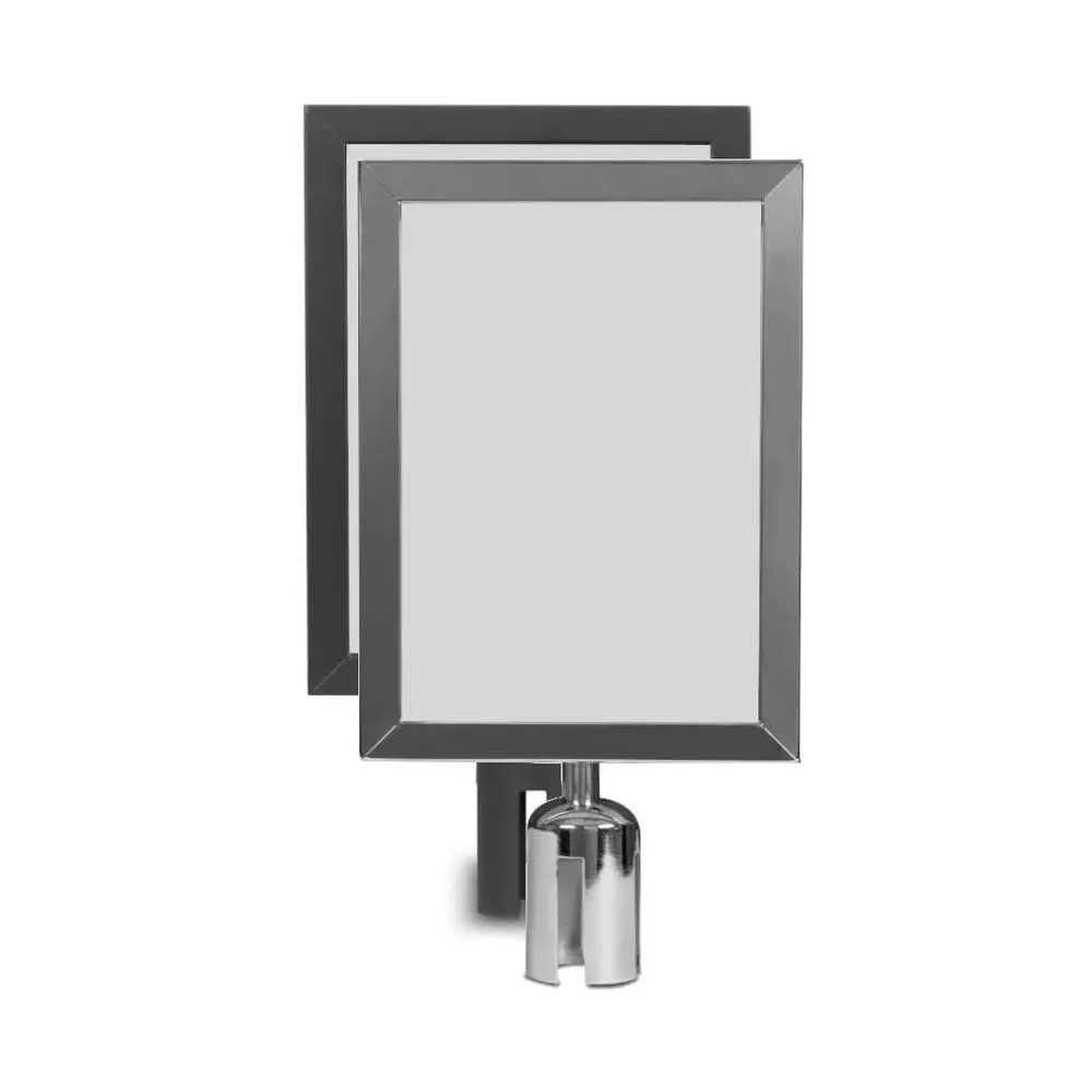 Rama A4 pentru stalp de delimitare cu banda retractabila-trimax