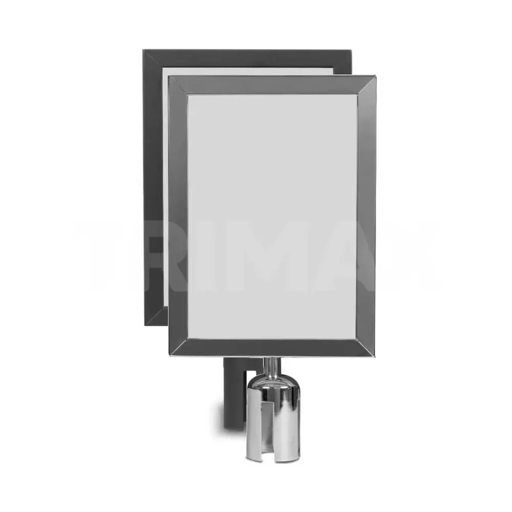 Rama A4 pentru stalp de delimitare cu banda retractabila-trimax