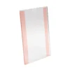 Sistem de afisare din plexiglas transparent, insert tip U-trimax